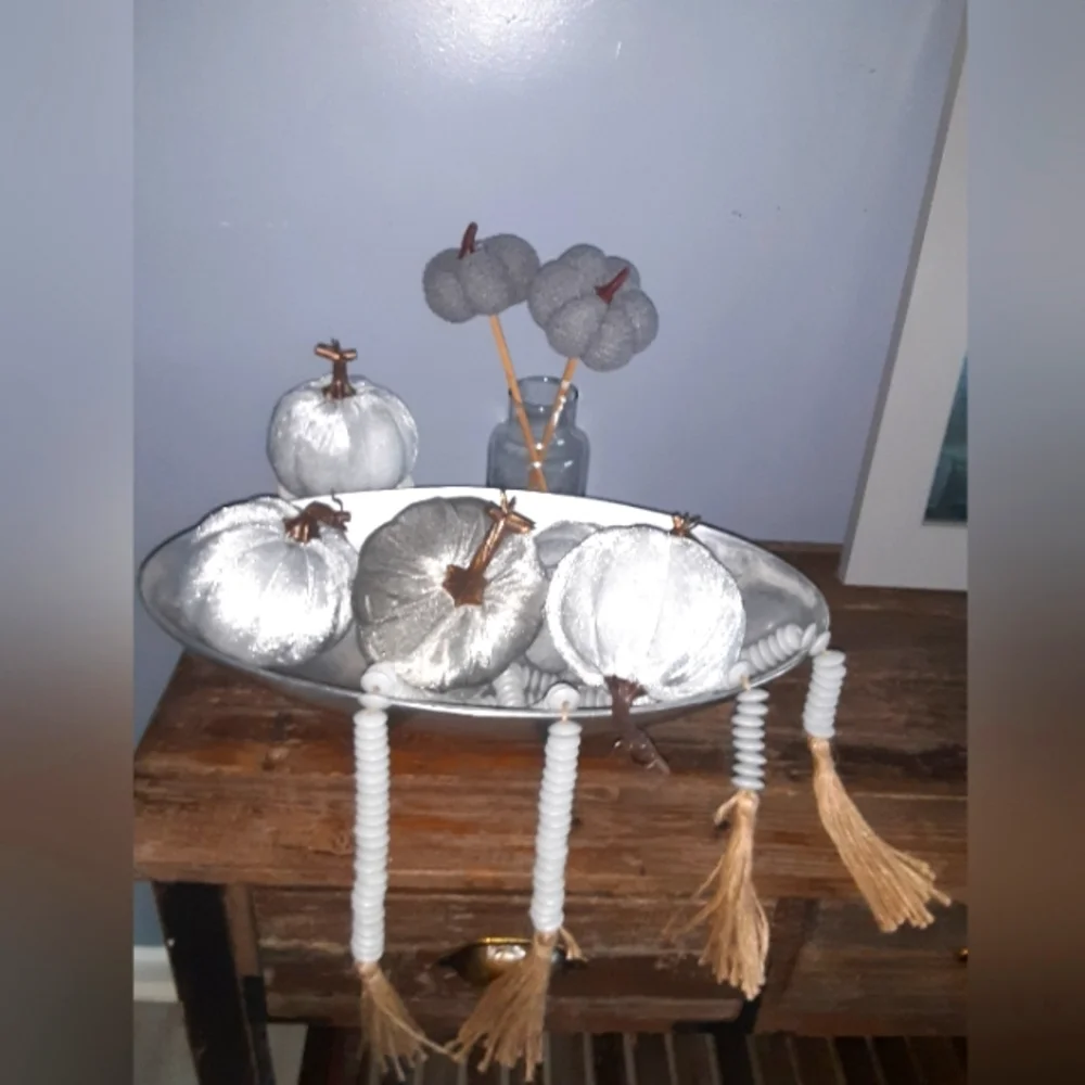 Harvest Gray Fall Decor 10pc Bundle
